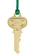 Waterford Golden Christmas Key Hanging Ornament