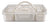 Alfresco Lane 7 Compartment Rectangular Grazing Box with Carry Handles & Food Picks - Cream