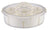 Alfresco Lane 9 Compartment Round Grazing Box with Carry Handles - Cream