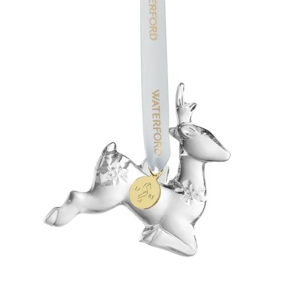 Waterford Crystal Mini Reindeer Hanging Ornament