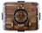 Alfresco Lane Acacia Wood 6 Compartment Rectangular Grazing Platter with Lid