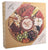 Alfresco Lane Acacia Wood 5 Compartment Round Grazing Platter with Lid