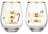 Joyful - Candy Cane Glass Tumbler 2 Pack