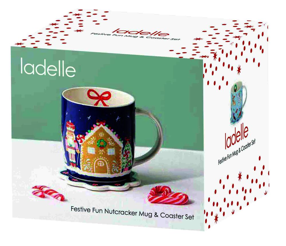 Ladelle Festive Fun - Mug & Coaster Set
