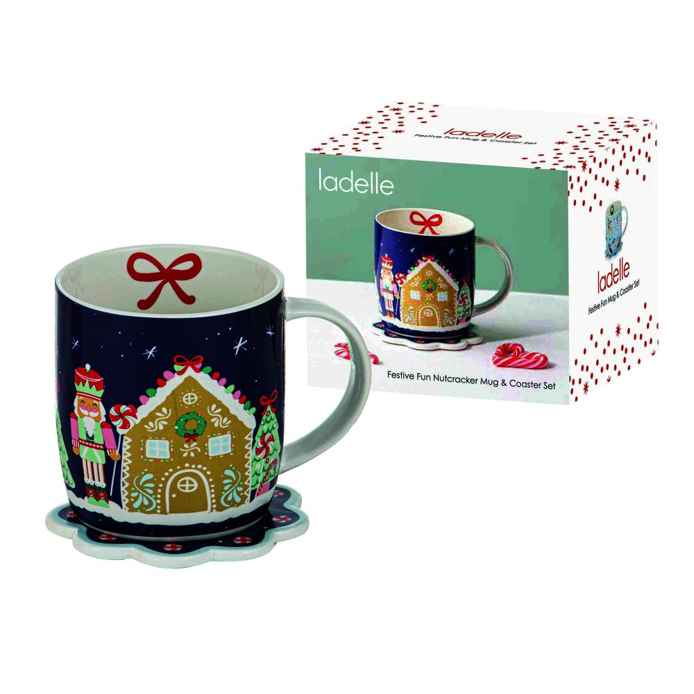 Ladelle Festive Fun - Mug & Coaster Set