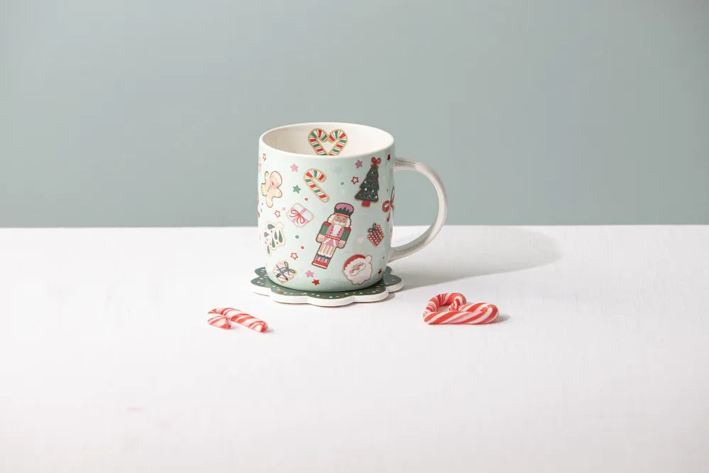 Ladelle Festive Fun - Mug & Coaster Set