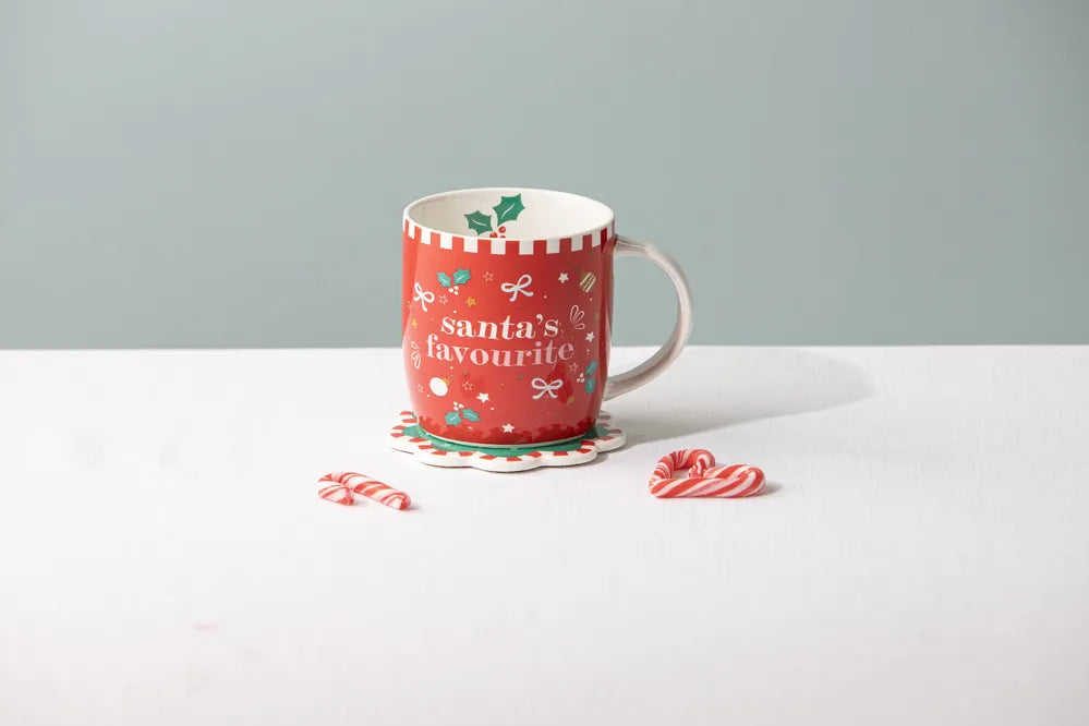 Ladelle Festive Fun - Mug & Coaster Set
