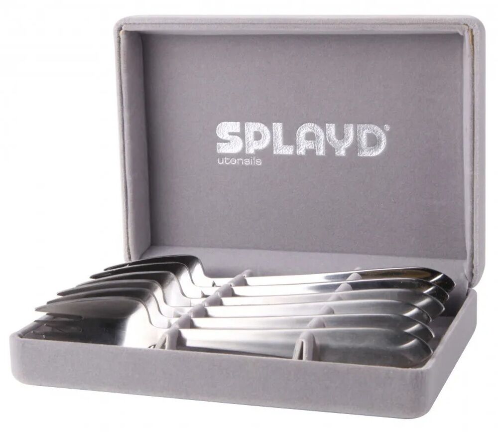 Splayd Luxury Stainless Steel Satin Mini Set of 6