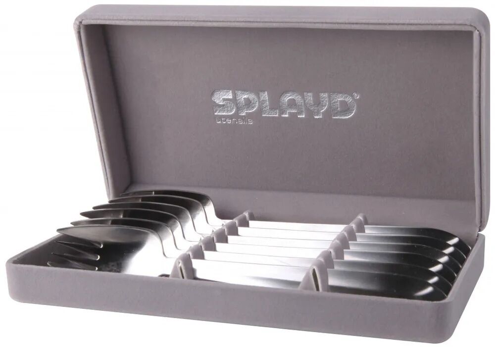 Splayd Luxury Stainless Steel Satin Set of 6