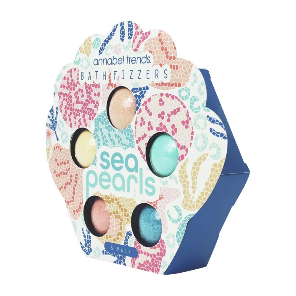Annabel Trends Bath Fizzers - Shelly Beach Sea Pearls (Pack of 5)