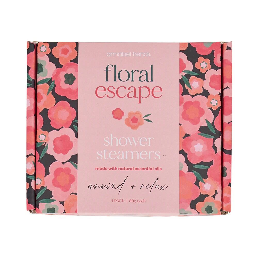 Annabel Trends Shower Steamer Gift Box - Floral Escape (4pc)