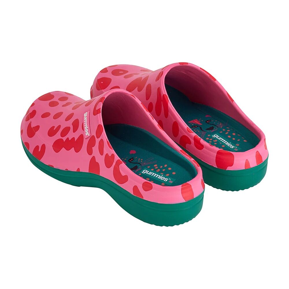 Gummies Memory Foam Clog - Cheetah Spot Pink
