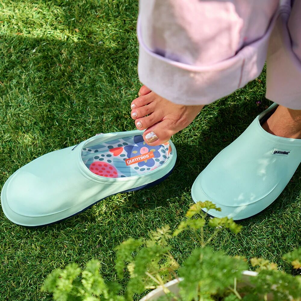 Gummies Memory Foam Clog - Garden Love Sage