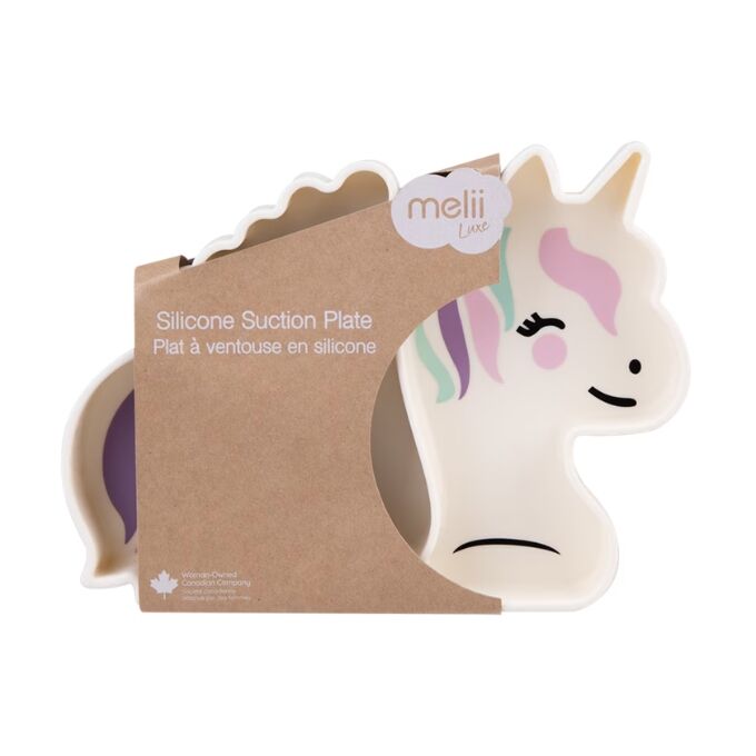 Melii - Luxe Silicone Suction Plate Unicorn