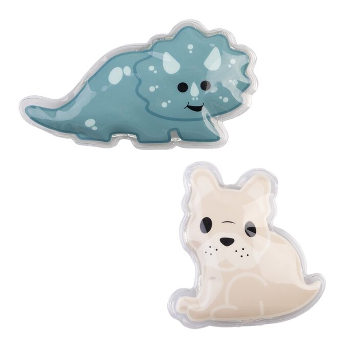 Melii - Luxe Gel Ice Packs Dinosaur Bulldog (Set of 2)