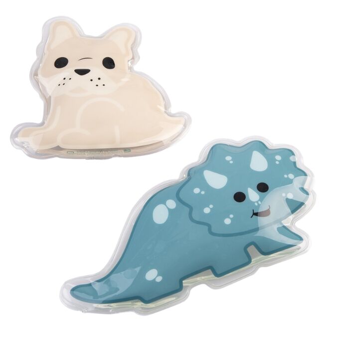 Melii - Luxe Gel Ice Packs Dinosaur Bulldog (Set of 2)