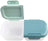 Melii - Luxe 2-Compartment Snack Containers Blue Mint (Set of 2)