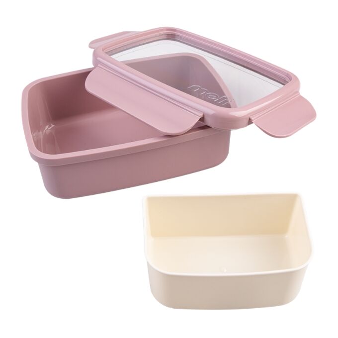 Melii - Luxe Bento Box 880ml Pink Ivory