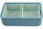 Melii - Luxe Silicone Bento Box with Dividers 700ml Blue Mint