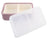 Melii - Luxe Silicone Bento Box with Dividers 700ml Pink Ivory