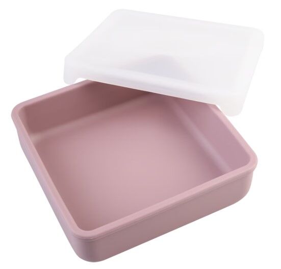 Melii - Luxe Silicone Sandwich Container 790ml Pink