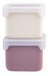 Melii - Luxe Silicone Snack Containers 236ml Pink Ivory (Set of 2)