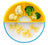 Omie - Toddler Plate & Divider Blue
