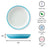 Omie - Toddler Plate & Divider Blue