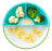 Omie - Toddler Plate & Divider Green