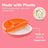 Omie - Toddler Plate & Divider Pink