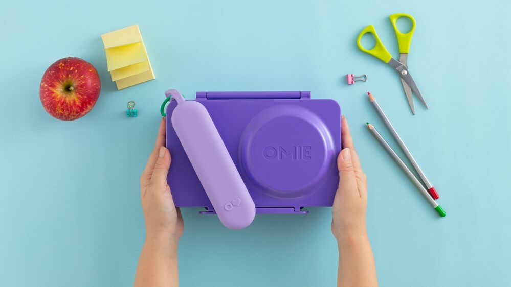 Omie - OmieBox UP Pod & Utensil Set 3pc Violet