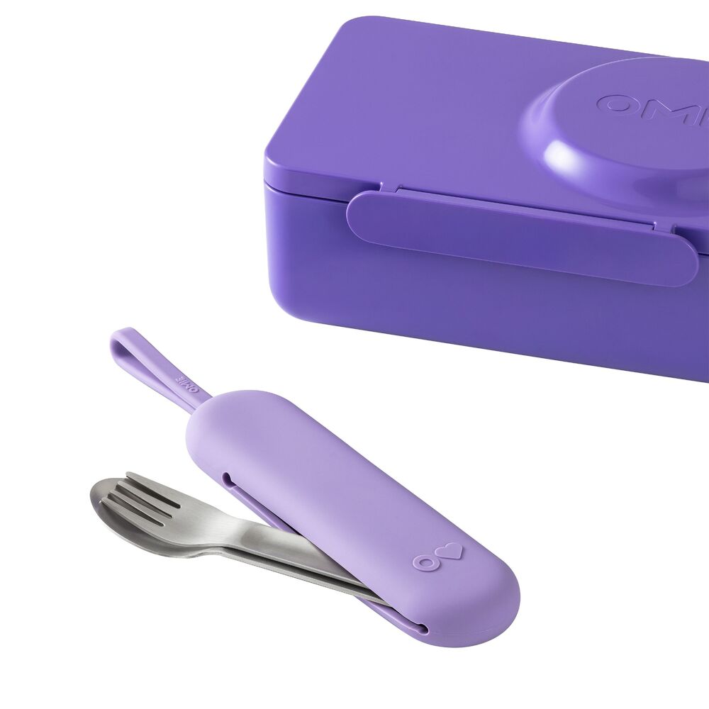 Omie - OmieBox UP Pod & Utensil Set 3pc Violet