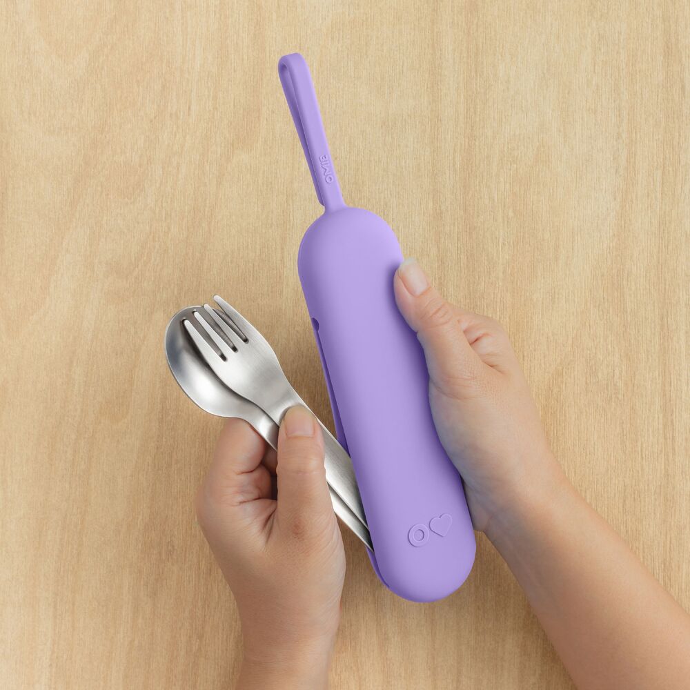 Omie - OmieBox UP Pod & Utensil Set 3pc Violet