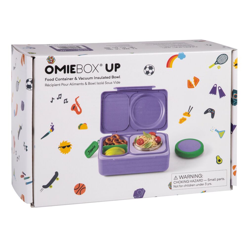 Omie - OmieBox UP Hot & Cold Bento Box Galaxy Purple