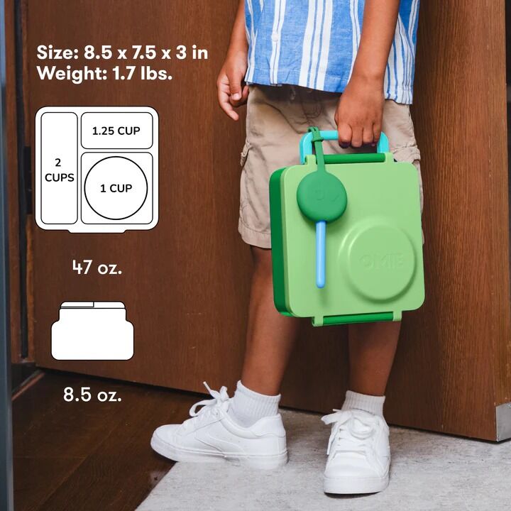 Omie - OmieBox Hot & Cold Bento Box Apple Green
