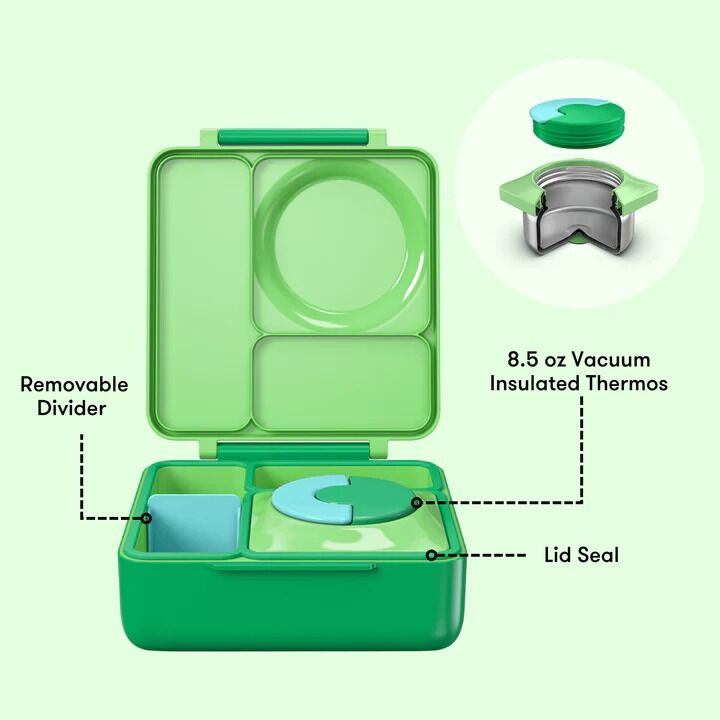 Omie - OmieBox Hot & Cold Bento Box Apple Green