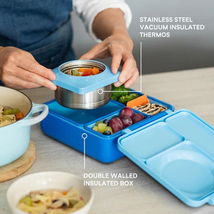 Omie - OmieBox Hot & Cold Bento Box Blue Sky