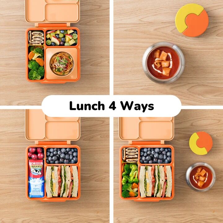 Omie - OmieBox Hot & Cold Bento Box Poppy Orange