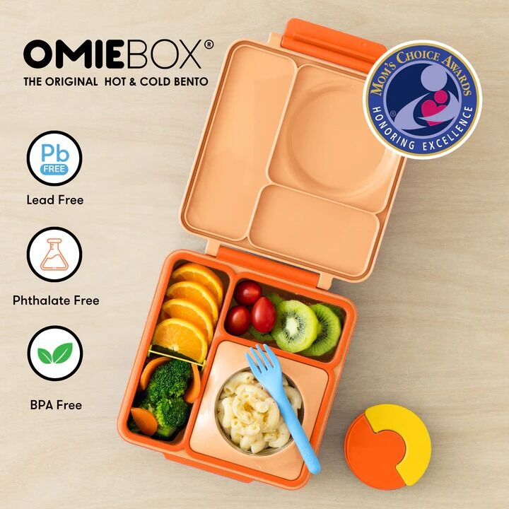 Omie - OmieBox Hot & Cold Bento Box Poppy Orange