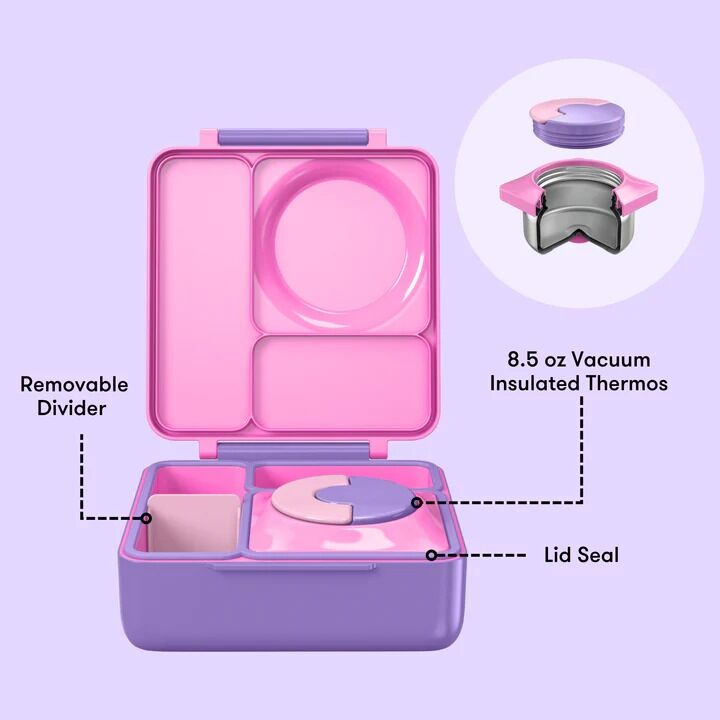 Omie - OmieBox Hot & Cold Bento Box Unicorn Pink