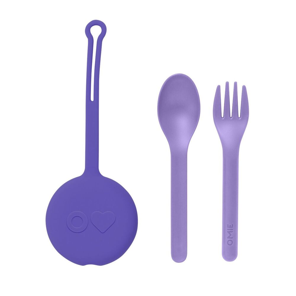 Omie - OmiePod Cutlery Set 3pc Lilac