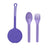 Omie - OmiePod Cutlery Set 3pc Lilac