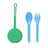 Omie - OmiePod Cutlery Set 3pc Mint Green