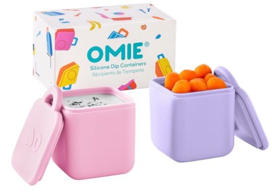 Omie - OmieDip Silicone Containers (Set of 2) Pink Purple