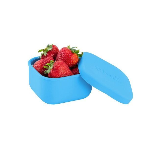 Omie - OmieSnack Silicone Container Blue
