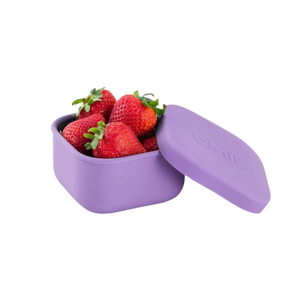 Omie - OmieSnack Silicone Container Purple