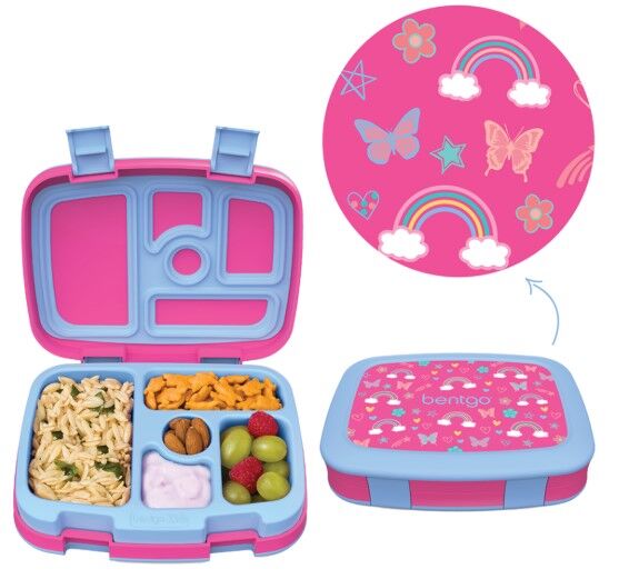 Bentgo - Kids Prints Lunch Box Rainbows & Butterflies