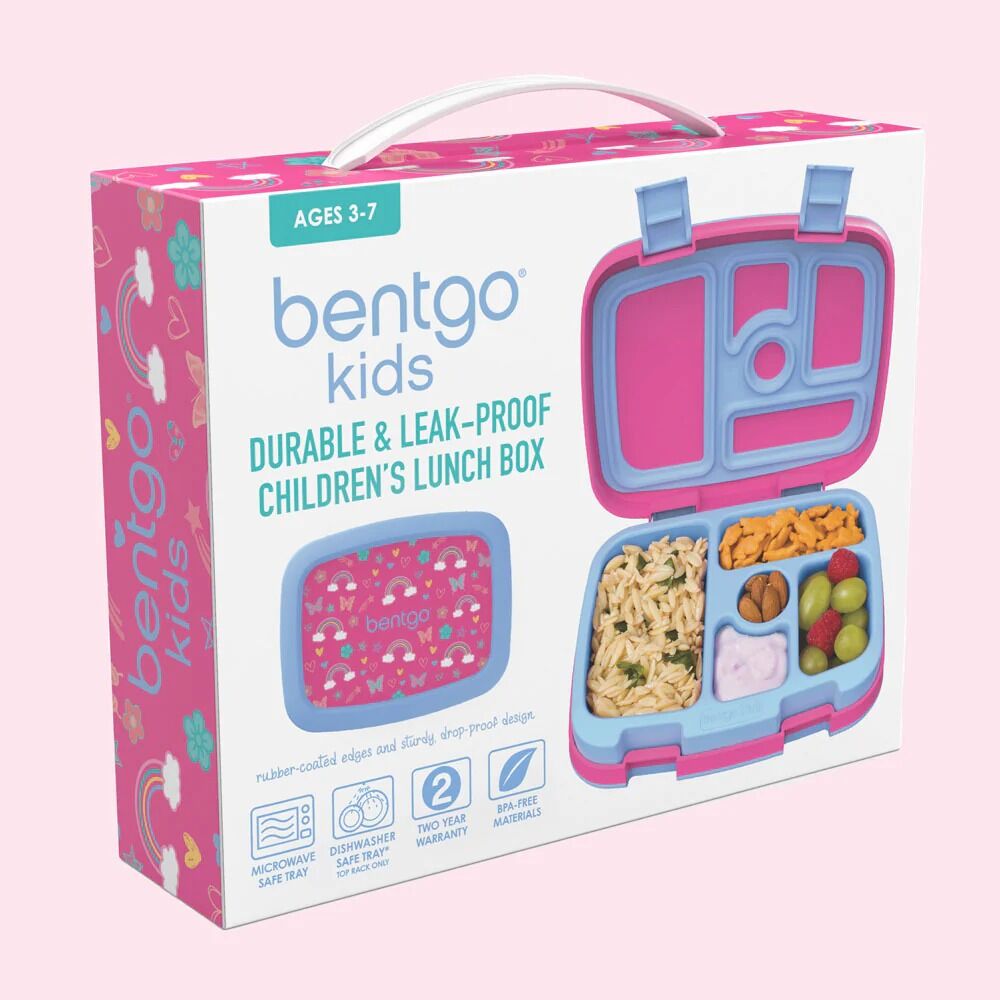 Bentgo - Kids Prints Lunch Box Rainbows & Butterflies