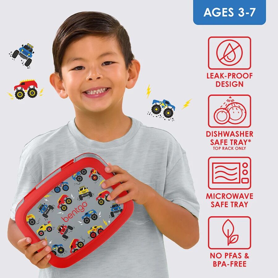 Bentgo - Kids Prints Lunch Box Trucks