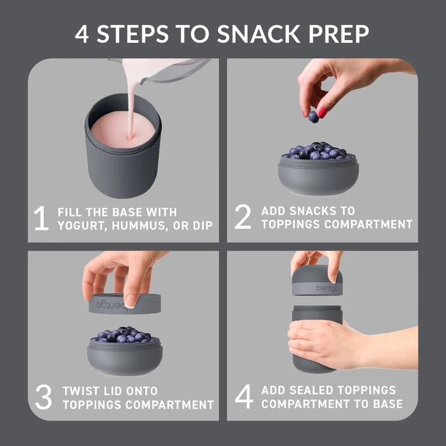 Bentgo - Snack Cup Dark Grey